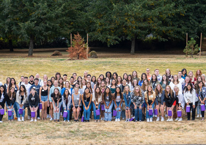 Group photo of the incoming nursing class of 2022-23