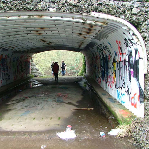 Eastern overflow culvert